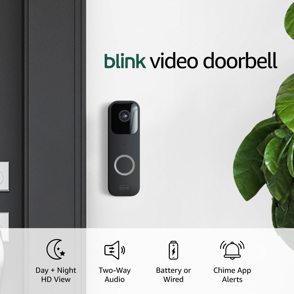 Blink Video Doorbell Two-way audio, HD video