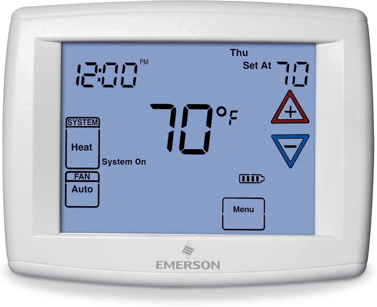 Emerson 1F95-1277 Touchscreen 7-Day Programmable Thermostat