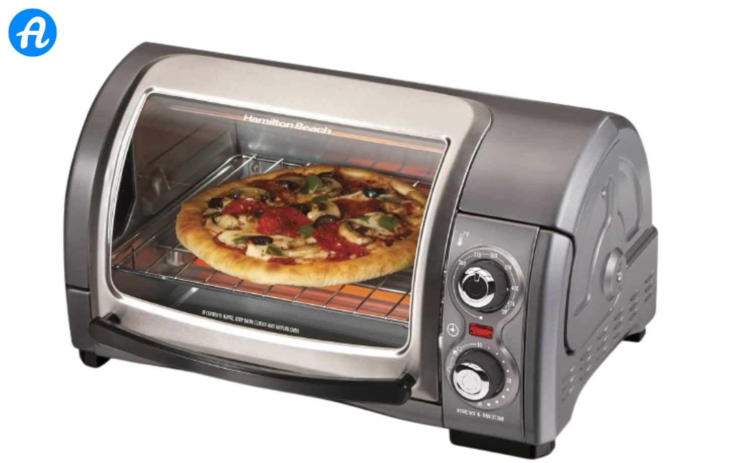 Hamilton Beach 2-in-1 Countertop Toaster Oven