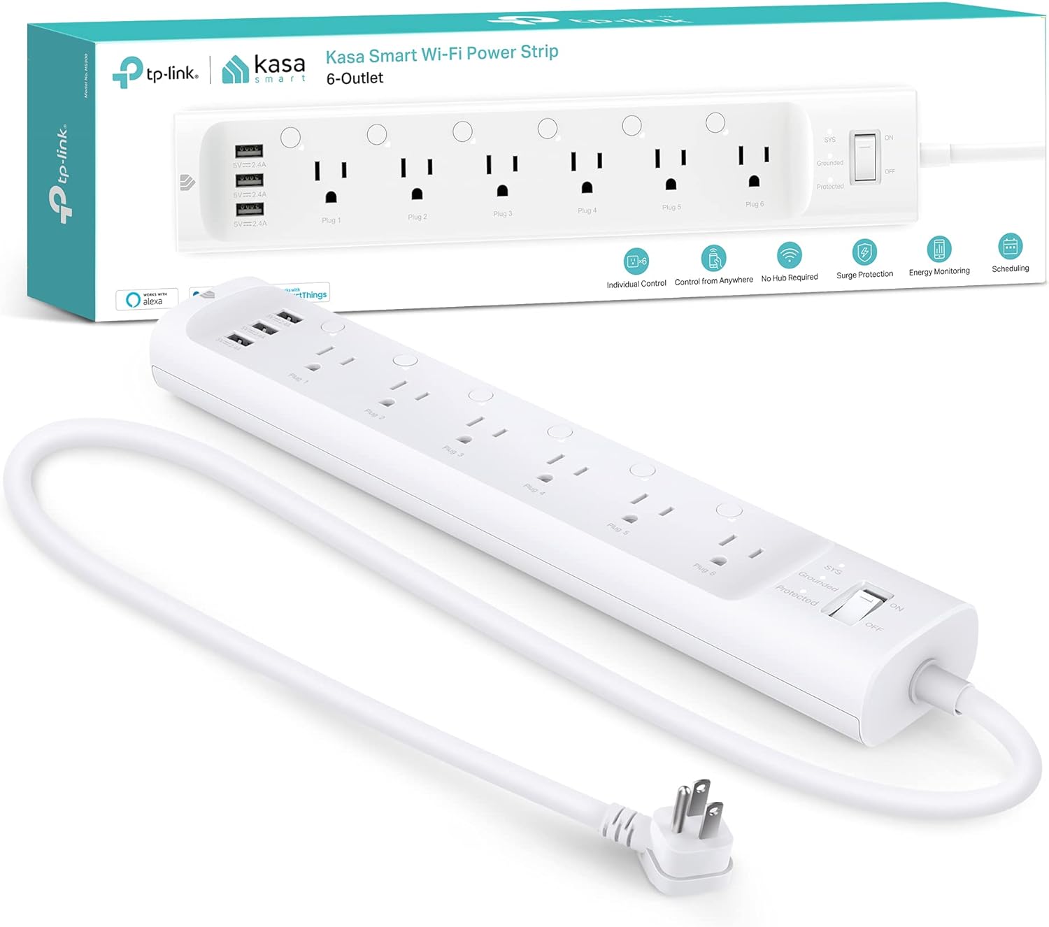 kasa smart plug power strip hs300