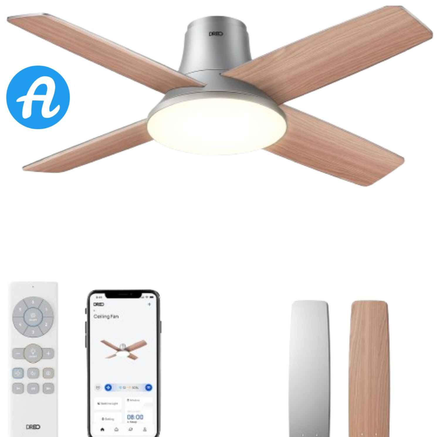 Dreo Smart Ceiling Fans with Lights and Remote